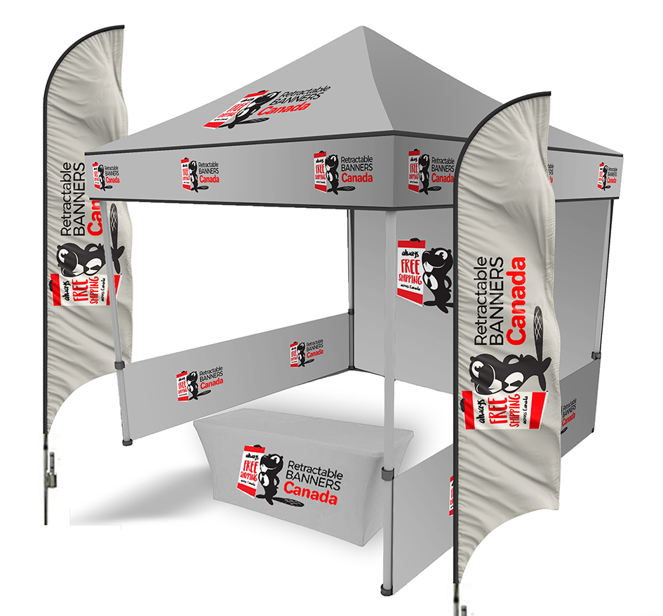 Event kit  tent-flags-table cloth